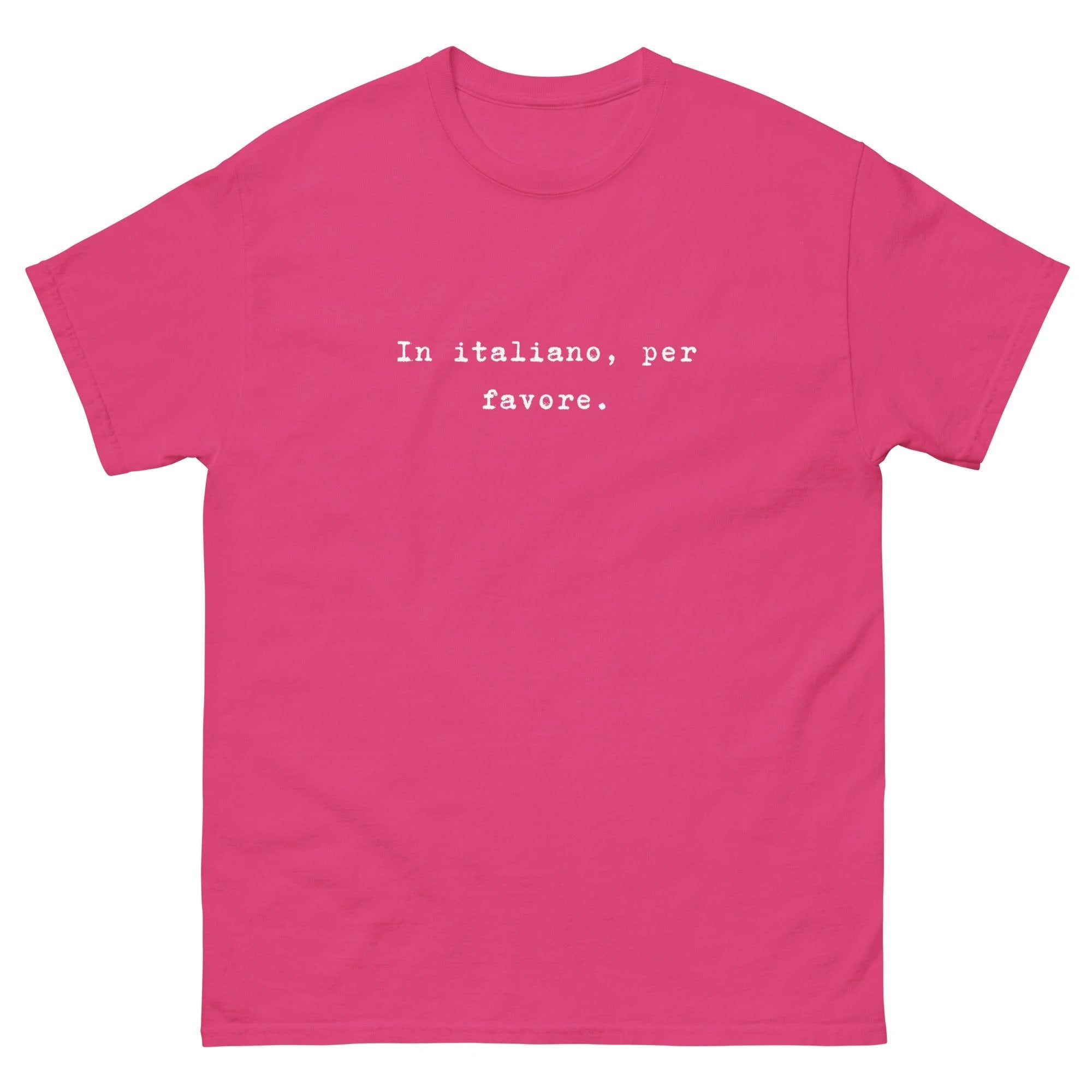 In italiano, per favore Unisex classic tee by La Vie Bien