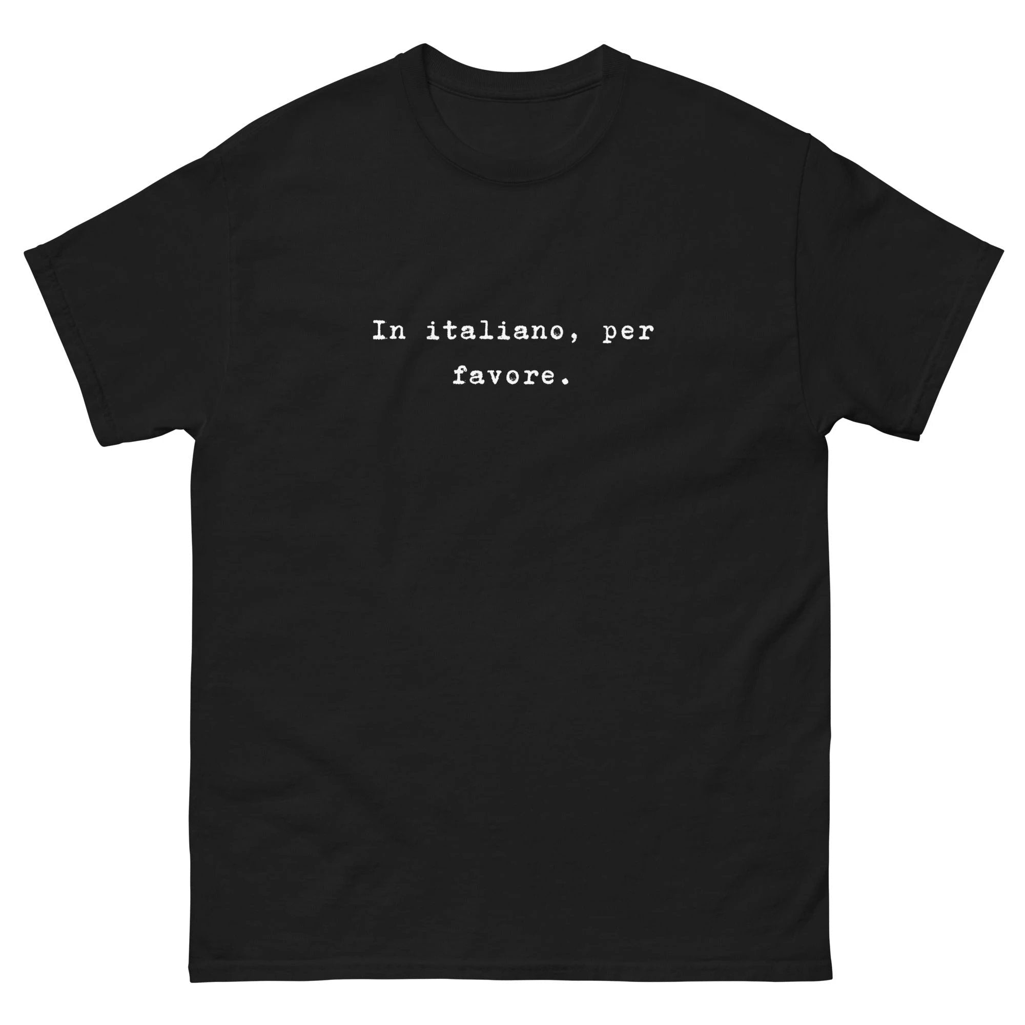 In italiano, per favore Unisex classic tee by La Vie Bien