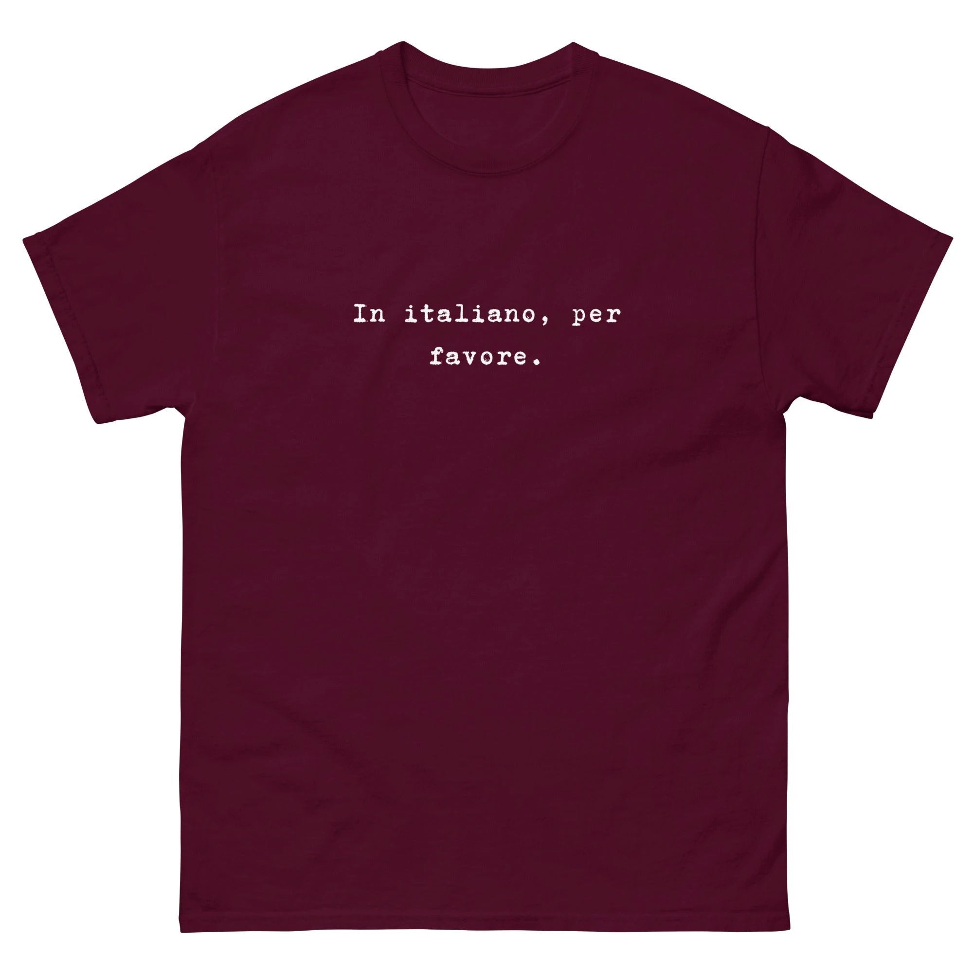 In italiano, per favore Unisex classic tee by La Vie Bien