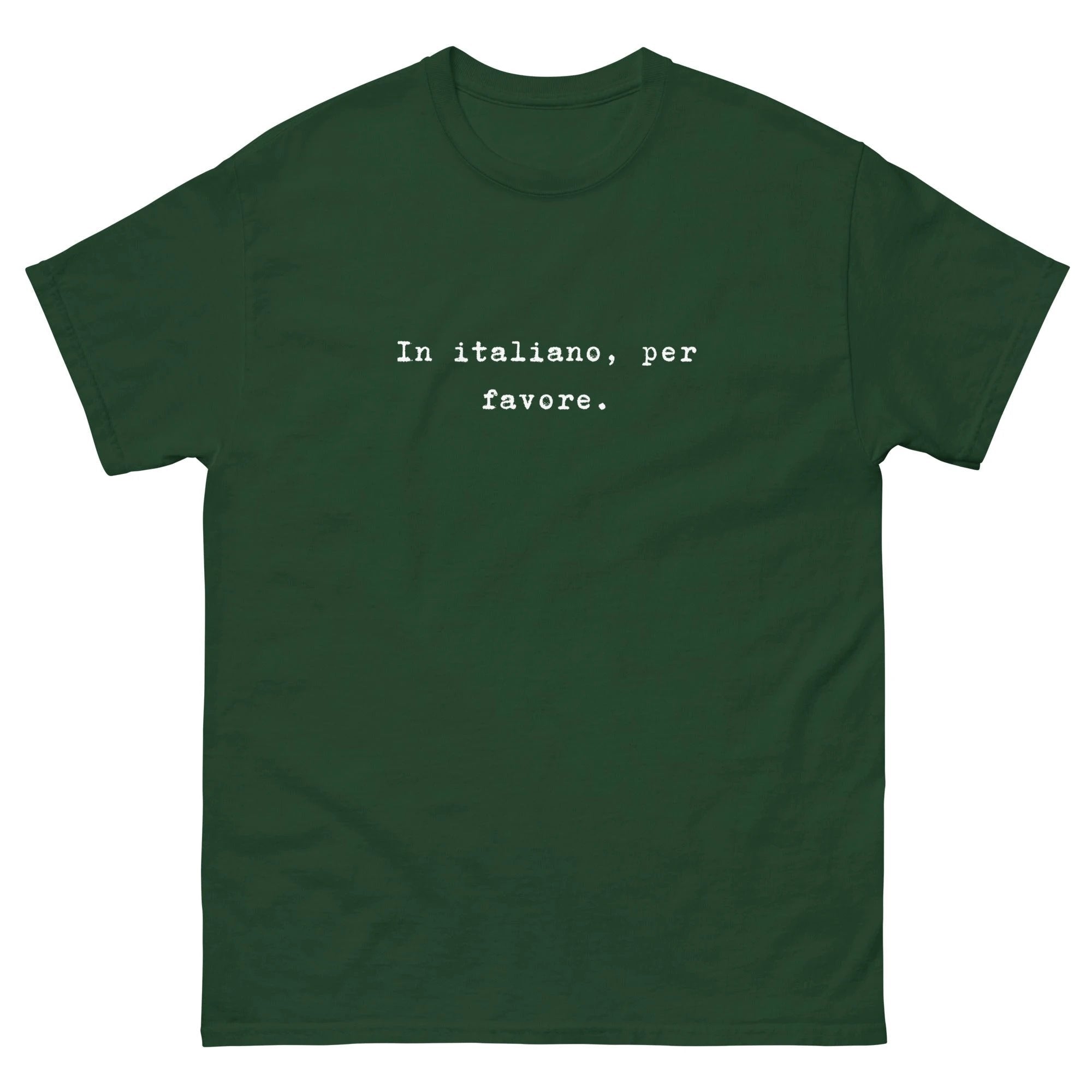 In italiano, per favore Unisex classic tee by La Vie Bien