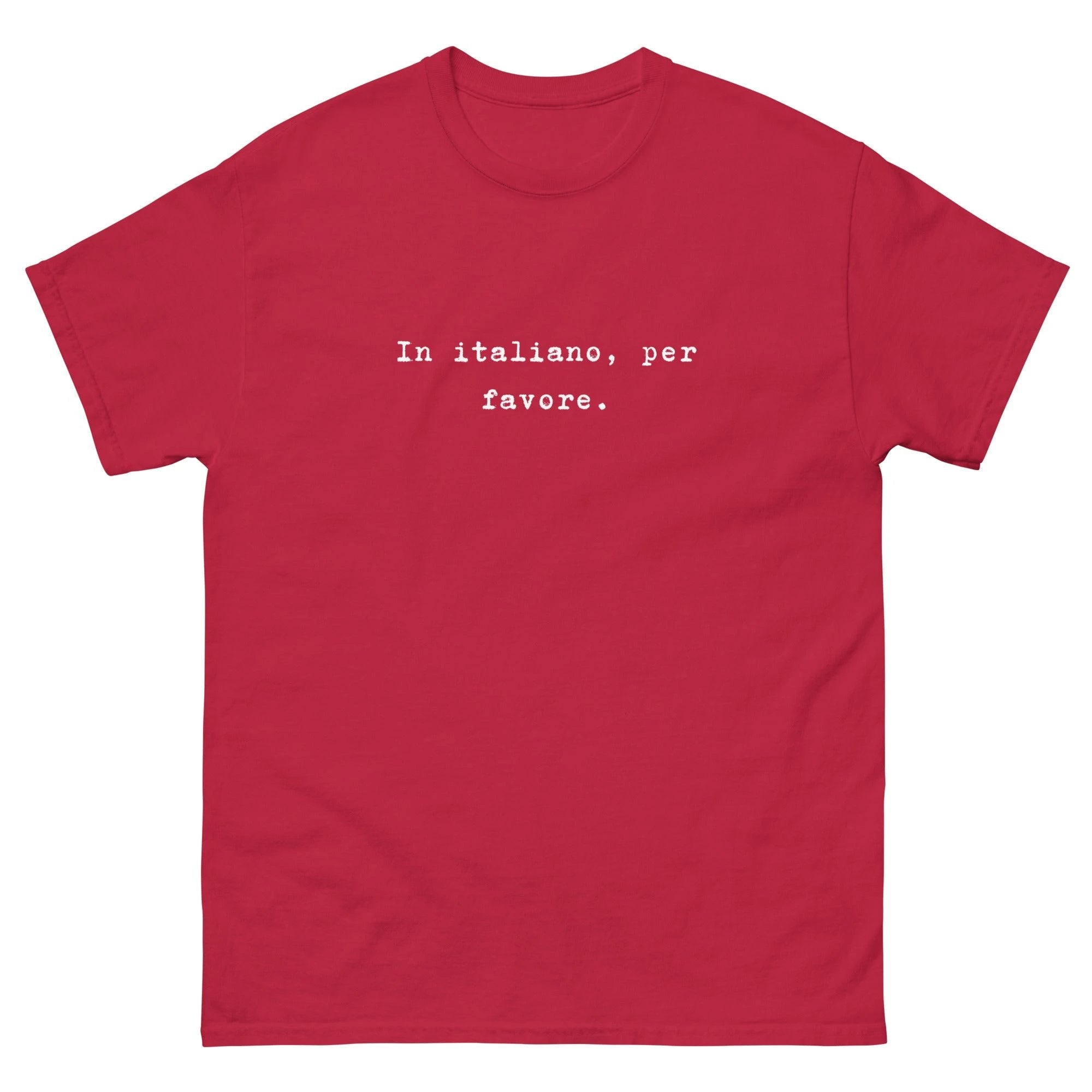 In italiano, per favore Unisex classic tee by La Vie Bien