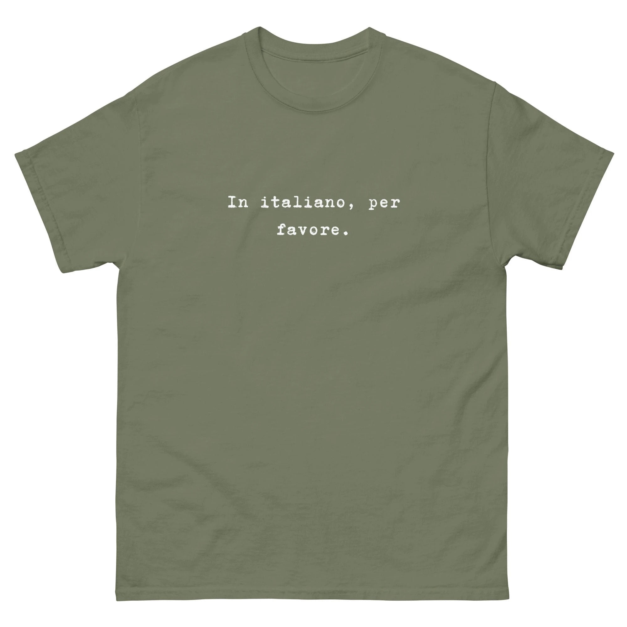 In italiano, per favore Unisex classic tee by La Vie Bien