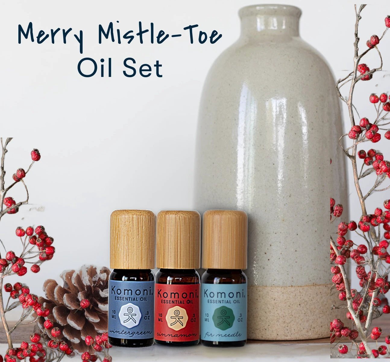 IN SEASON Merry Mistle-Toe Oil Set by KOMONI ®