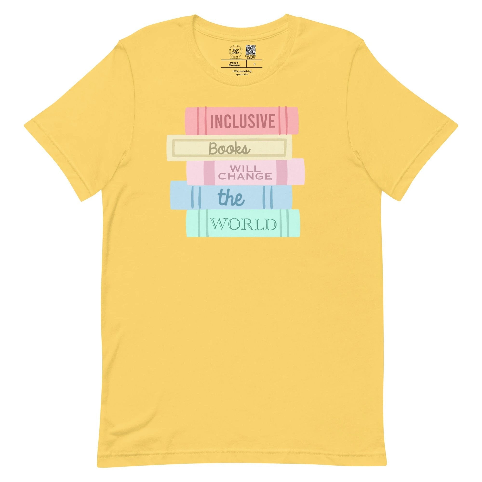 Inclusive Books Stack Classic Tee by Kind Cotton