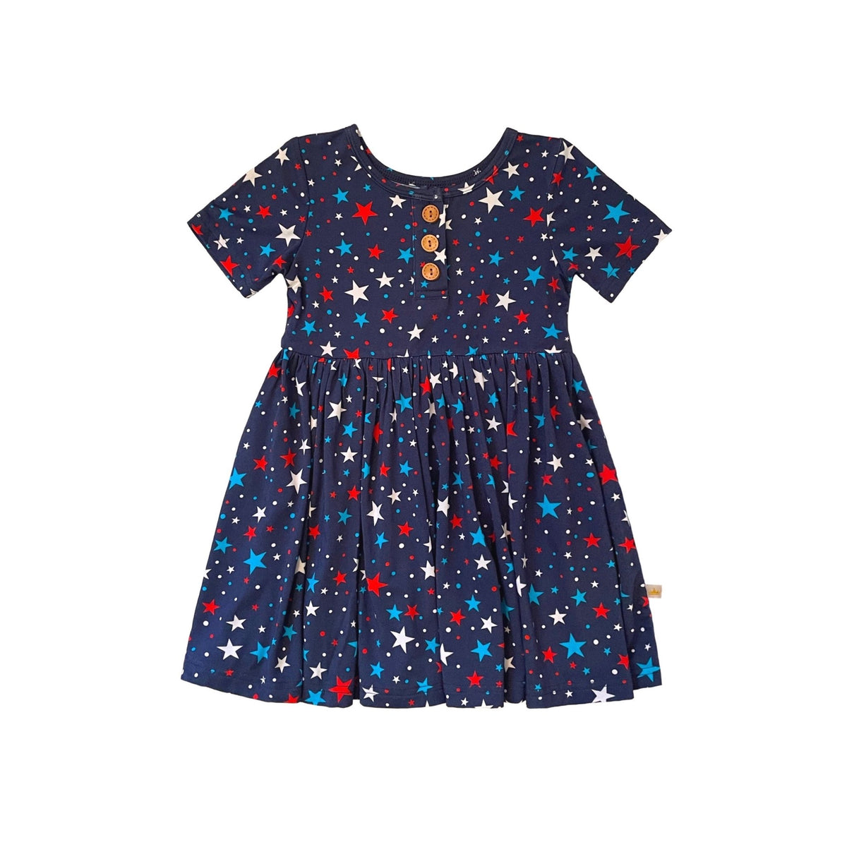 Independence Day July 4th Star Patriotic Memorial Girls Dress Dress La Vie Bien Independence Day July 4th Star Patriotic Memorial Girls Dress