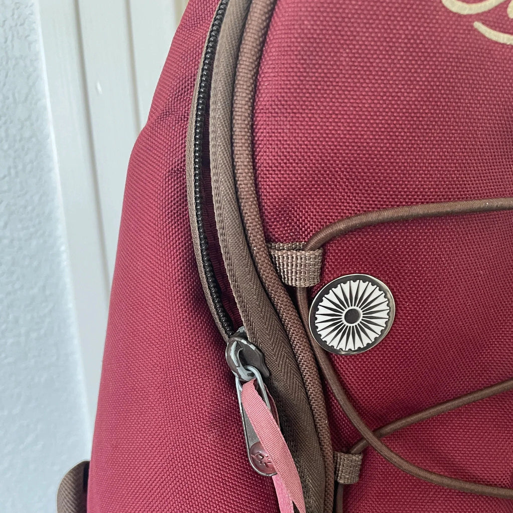 Indian Flag Chakra Enamel Pin by Modern Desi