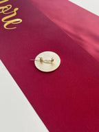 Indian Flag Chakra Safety Pin by Modern Desi