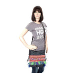 Indigo Batik Leather Crossbody Bag - Thailand Bags La Vie Bien Indigo Batik Leather Crossbody Bag - Thailand