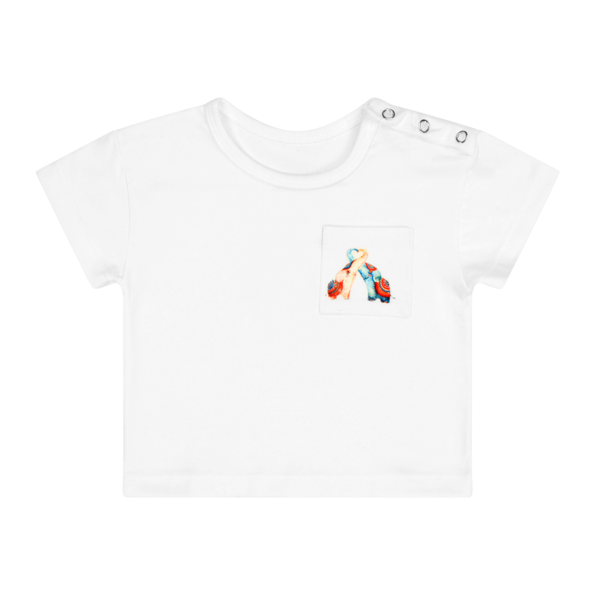 Infant Elefante Pocket T-Shirt – Toddler Elephant Print Tee