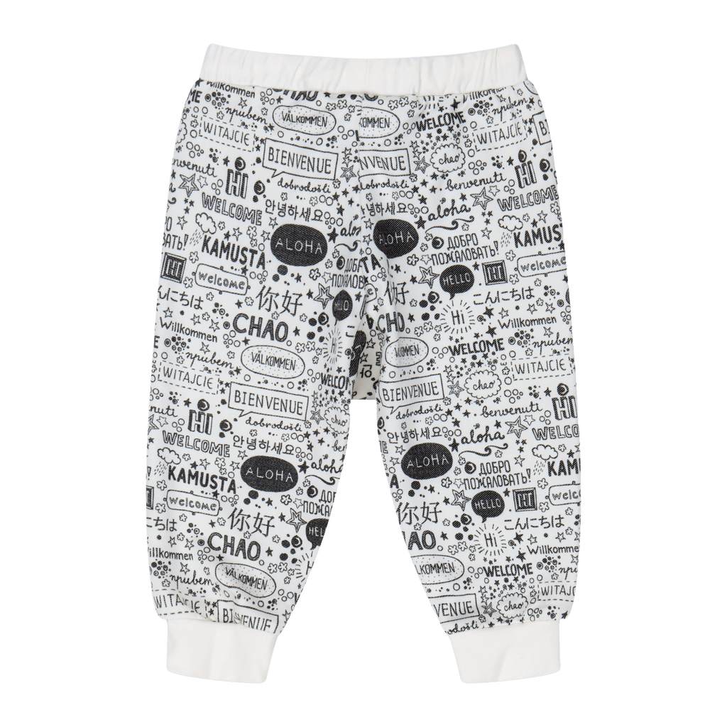 Infant Hello Jogger Set – Multicultural Baby Outfit