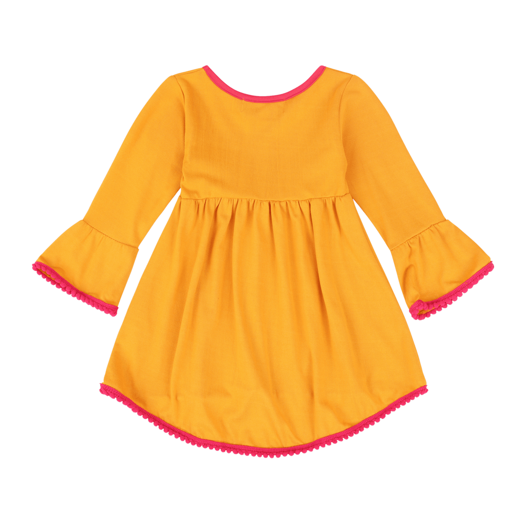 Infant Vestito Pom-pom Tunic Dress – Multicultural Cotton Toddler Outfit