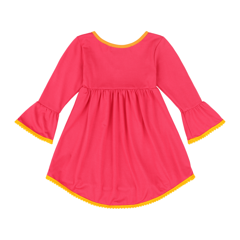 Infant Vestito Pom-pom Tunic Dress – Multicultural Cotton Toddler Outfit
