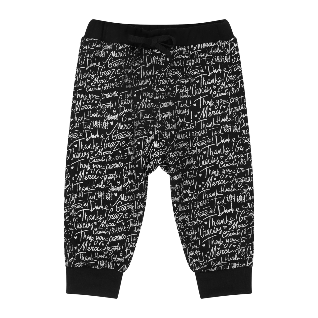 Infant Thank You Jogger – Multicultural Baby Jogger Pants