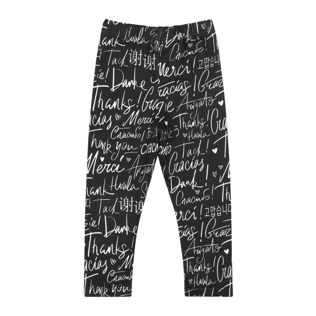 Infant Thank You Leggings - Multicultural Baby Apparel | Cozy Everyday Wear