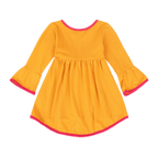 Infant Vestito Pom - pom Tunic Dress – Multicultural Cotton Toddler Outfit