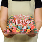 Jolly Merry Christmas Pop Up Card by Paper Love