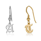 Initial Earrings La Vie Bien Initial Earrings