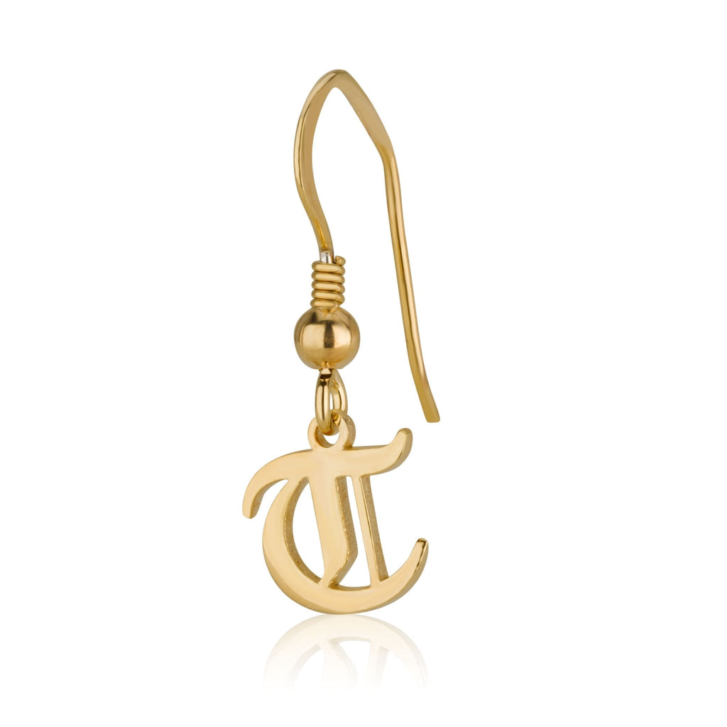 Initial Earrings La Vie Bien Initial Earrings