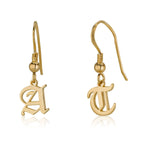 Initial Earrings La Vie Bien Initial Earrings