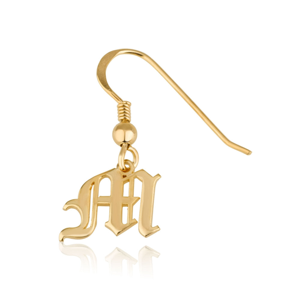 Initial Earrings La Vie Bien Initial Earrings