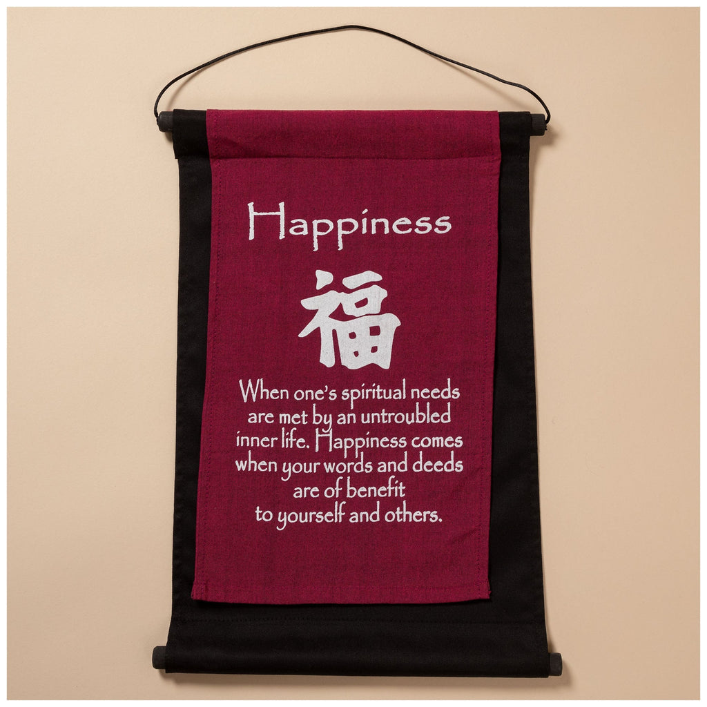 Inspirational Words Scroll Banner Decorative Home Accent La Vie Bien Inspirational Words Scroll Banner