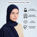 Instant Premium Jersey Hijab La Vie Bien Instant Premium Jersey Hijab