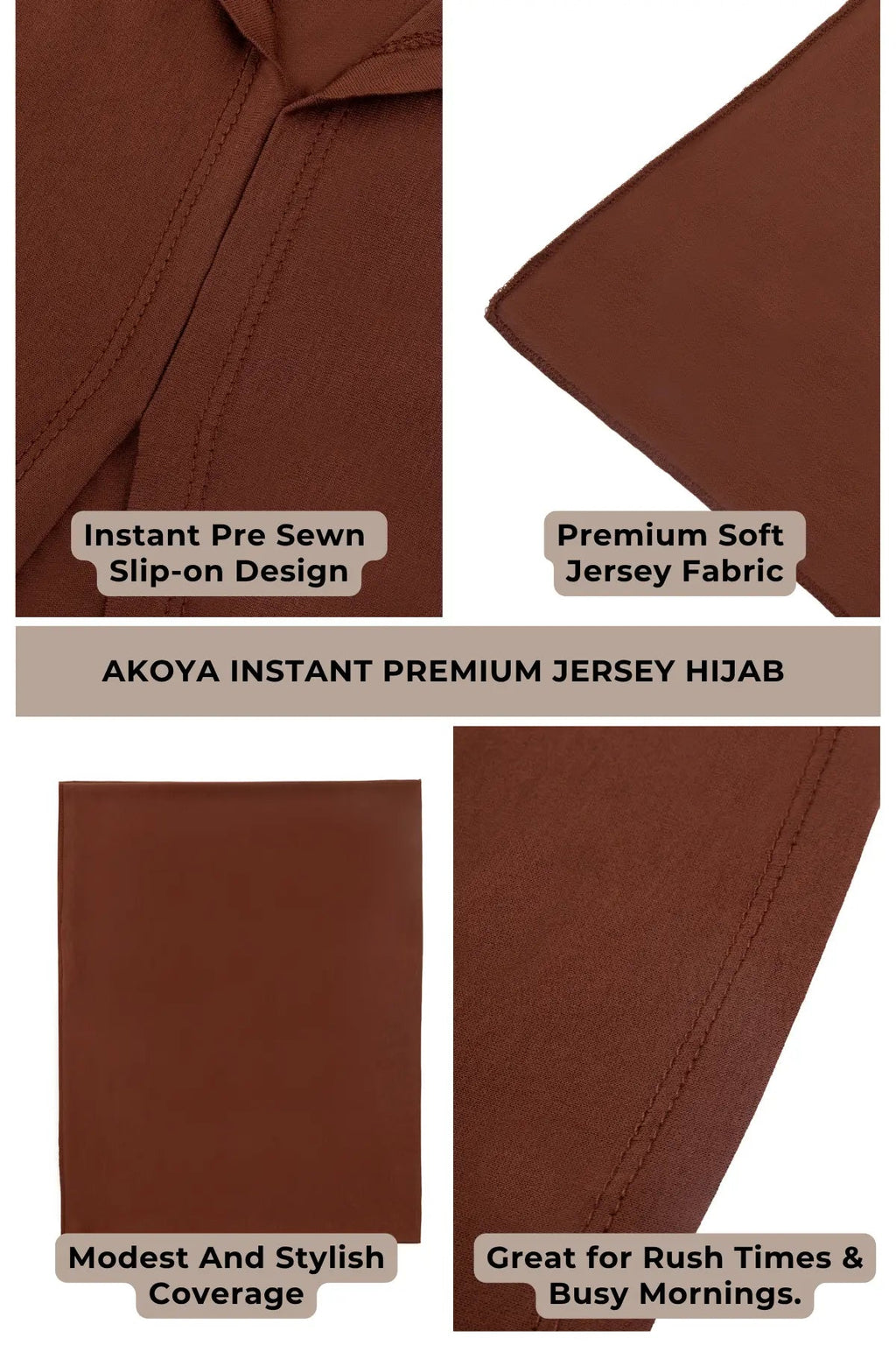 Instant Premium Jersey Hijab La Vie Bien Instant Premium Jersey Hijab