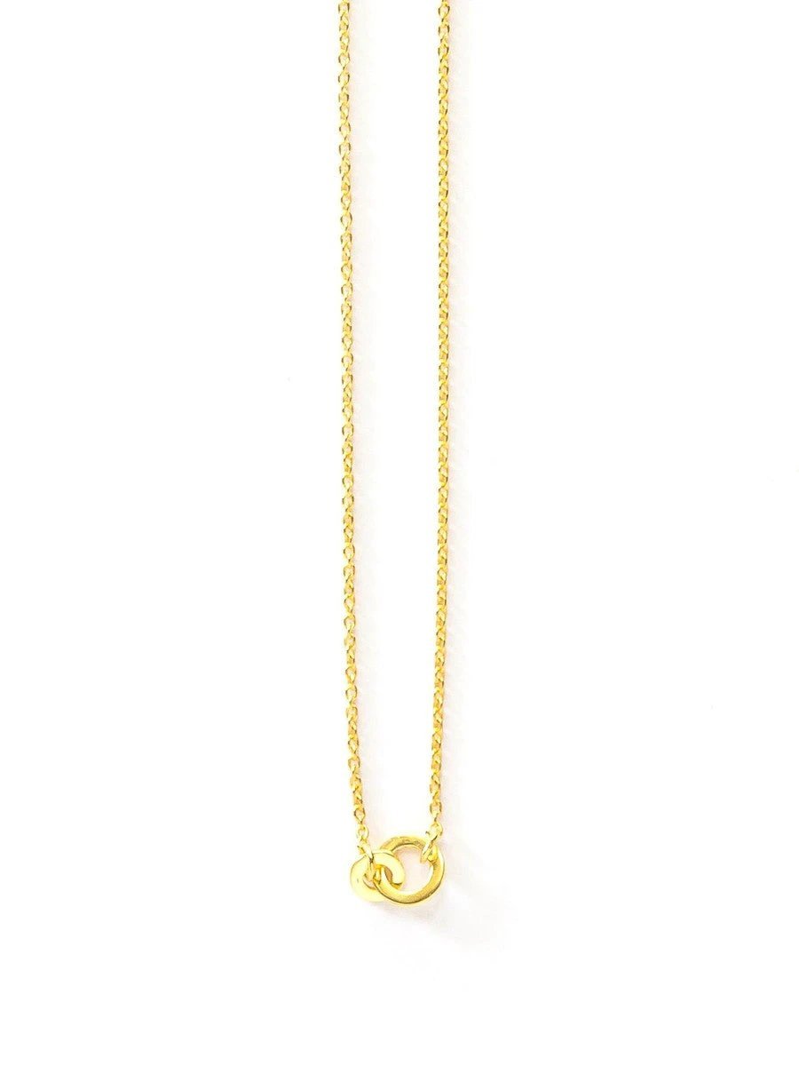 Interlocking Circles Friendship Necklaces