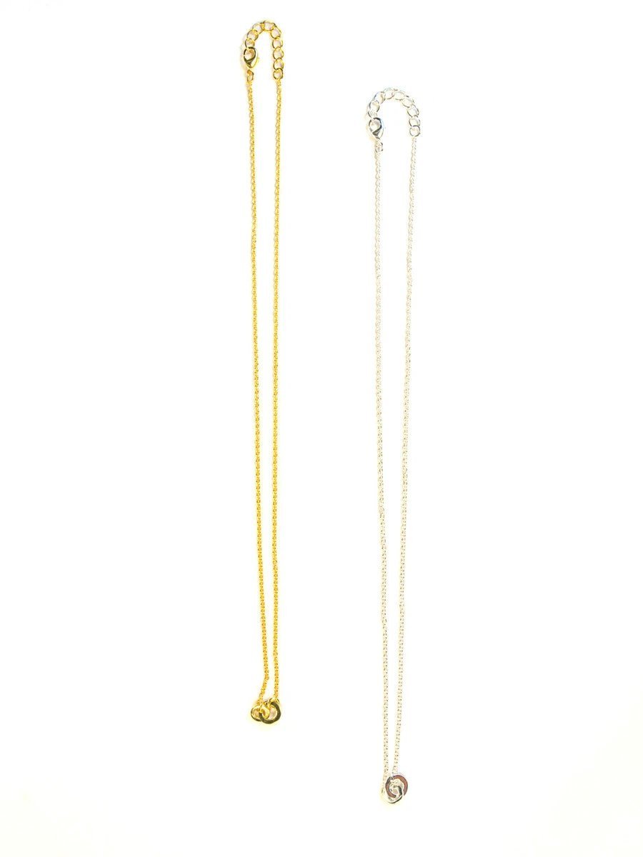 Interlocking Circles Friendship Necklaces