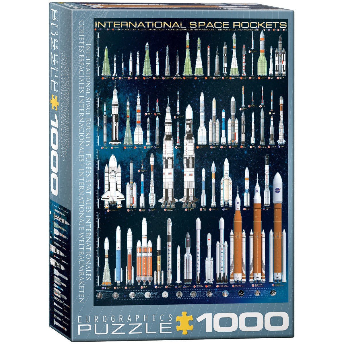 International Space Rockets 1000 Piece Jigsaw Puzzle Eurographics Jigsaw Puzzle La Vie Bien International Space Rockets 1000 Piece Jigsaw Puzzle Eurographics