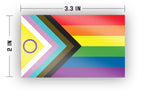 Intersex Progress Pride Sticker Sticker La Vie Bien Intersex Progress Pride Sticker