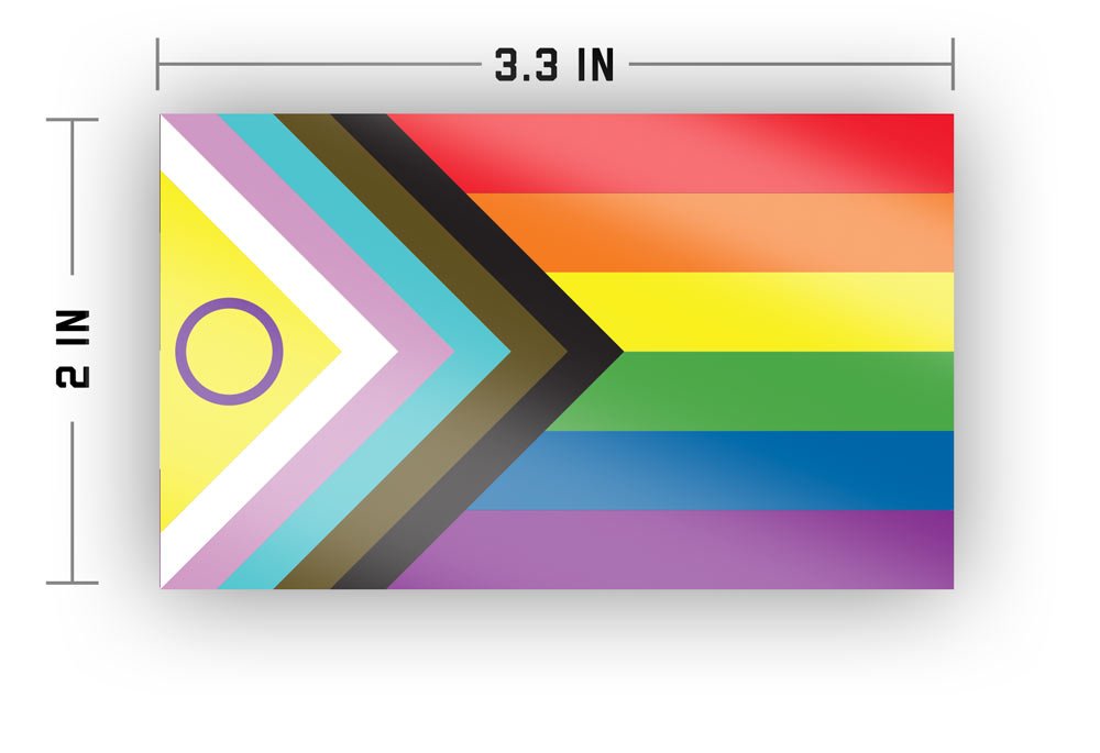 Intersex Progress Pride Sticker Sticker La Vie Bien Intersex Progress Pride Sticker