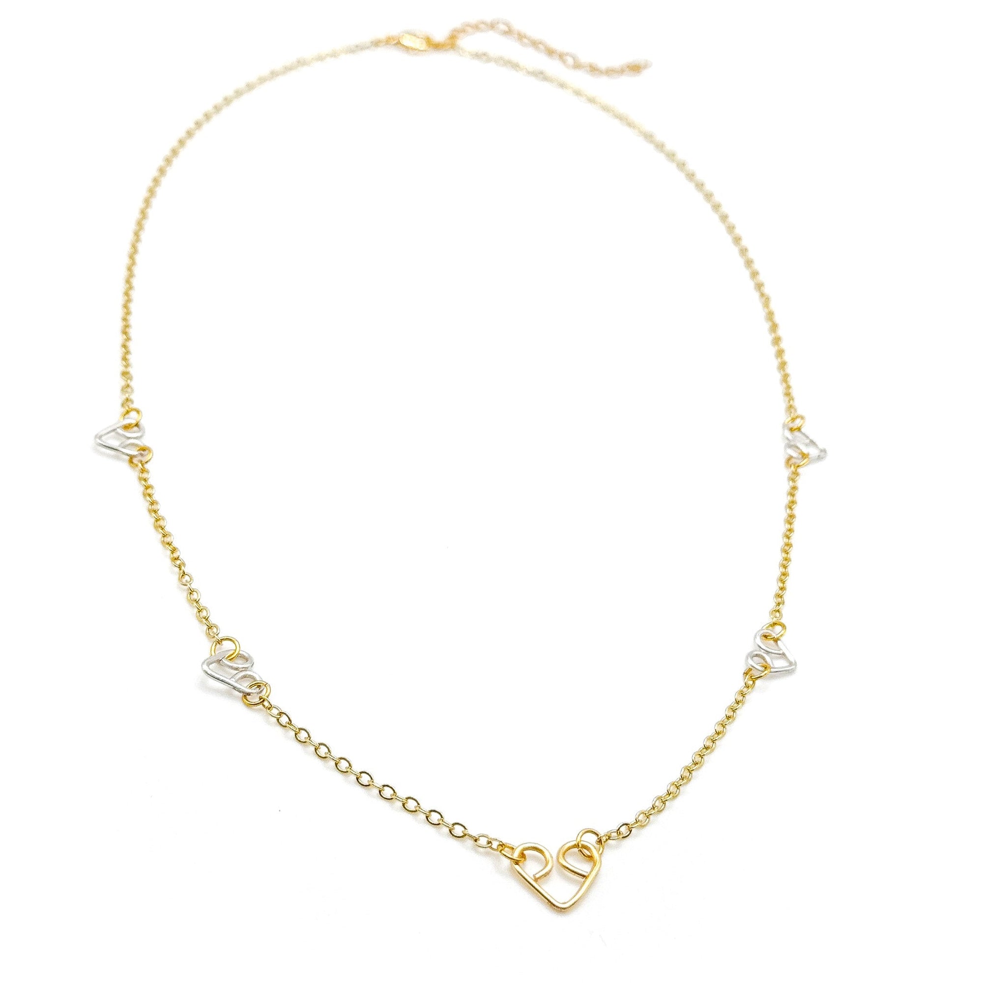 Intertwined necklace
