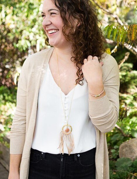Intuition Tassel Necklace by Fair Anita