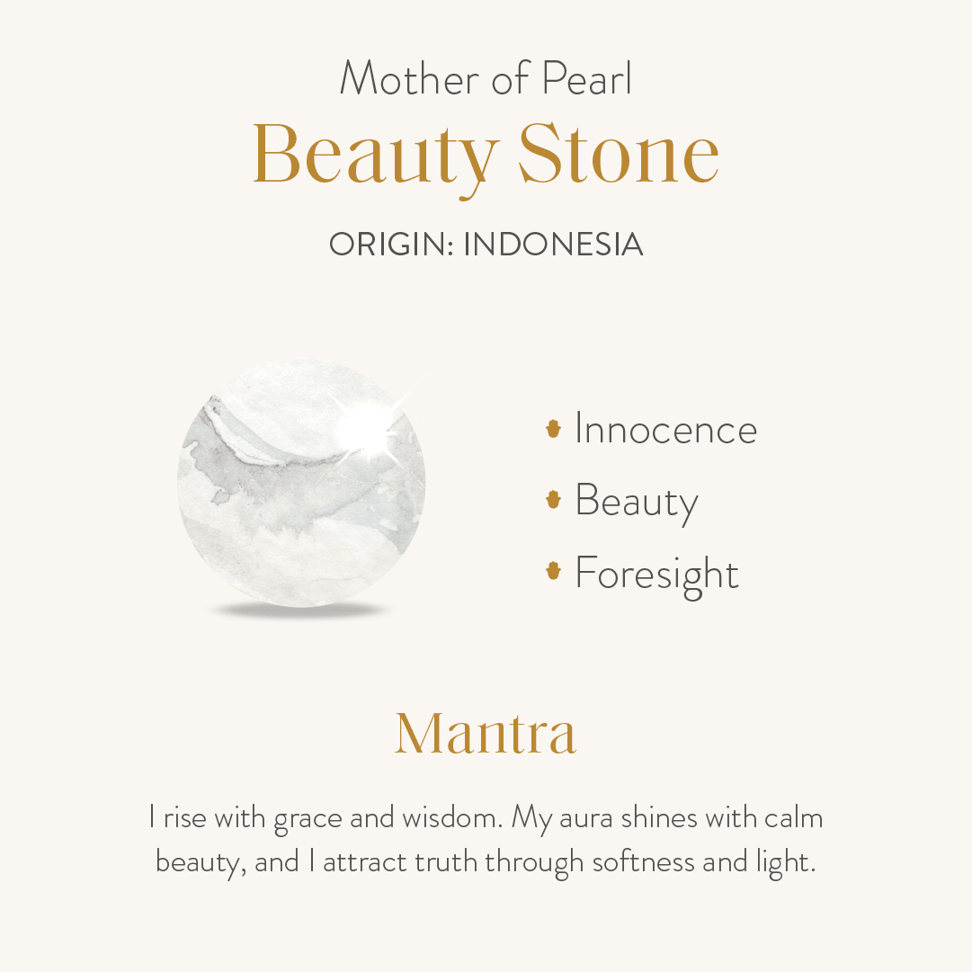 Intuitive Beauty Mother of Pearl Engravable Charm Charms - Women La Vie Bien Intuitive Beauty Mother of Pearl Engravable Charm
