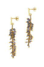 Iolite Cluster Earrings by Fair Anita