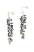 Iolite Cluster Earrings by Fair Anita