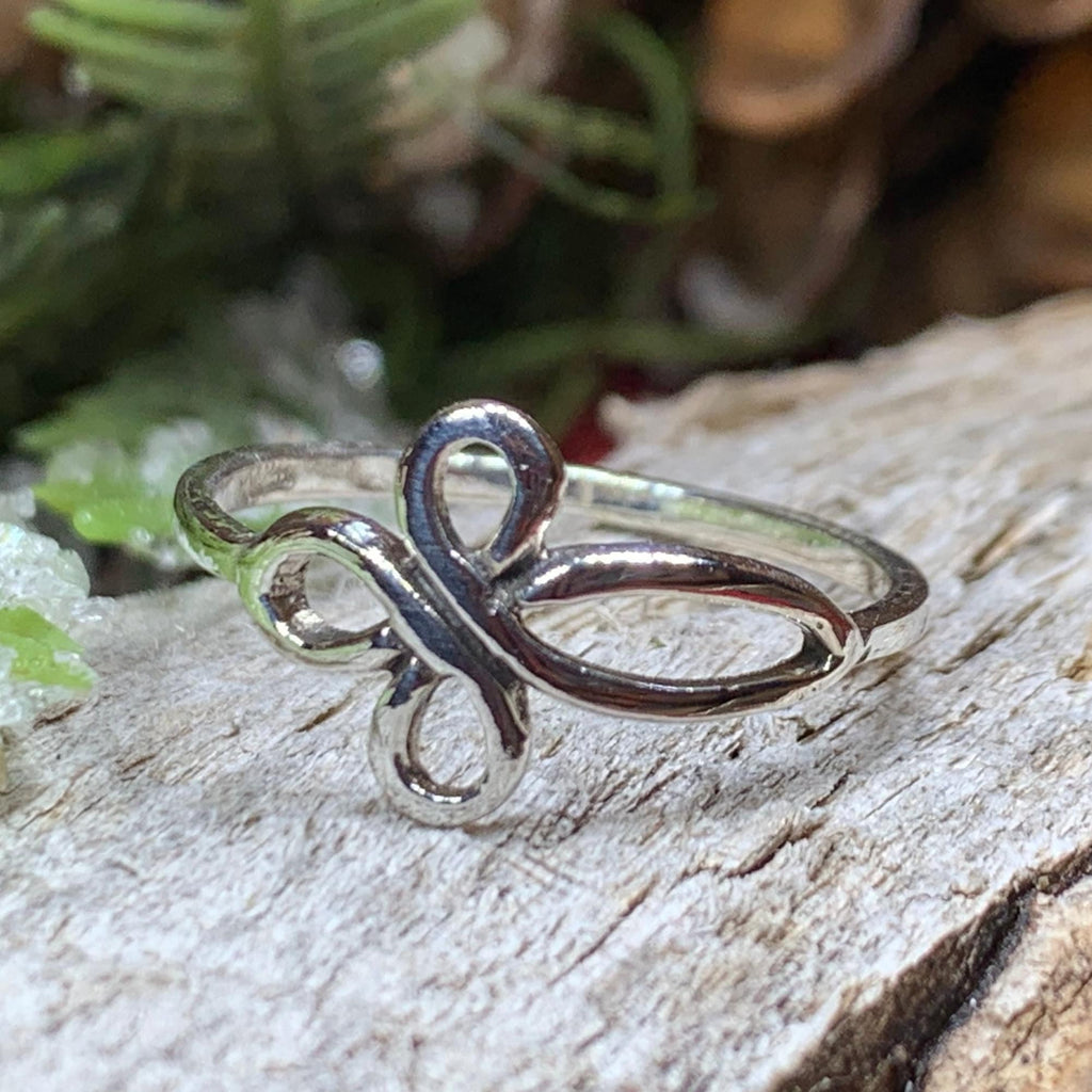 Iona Celtic Cross Ring in Sterling Silver Ring La Vie Bien Iona Celtic Cross Ring in Sterling Silver