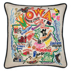 Iowa Hand - Embroidered Pillow Pillows La Vie Bien Iowa Hand - Embroidered Pillow