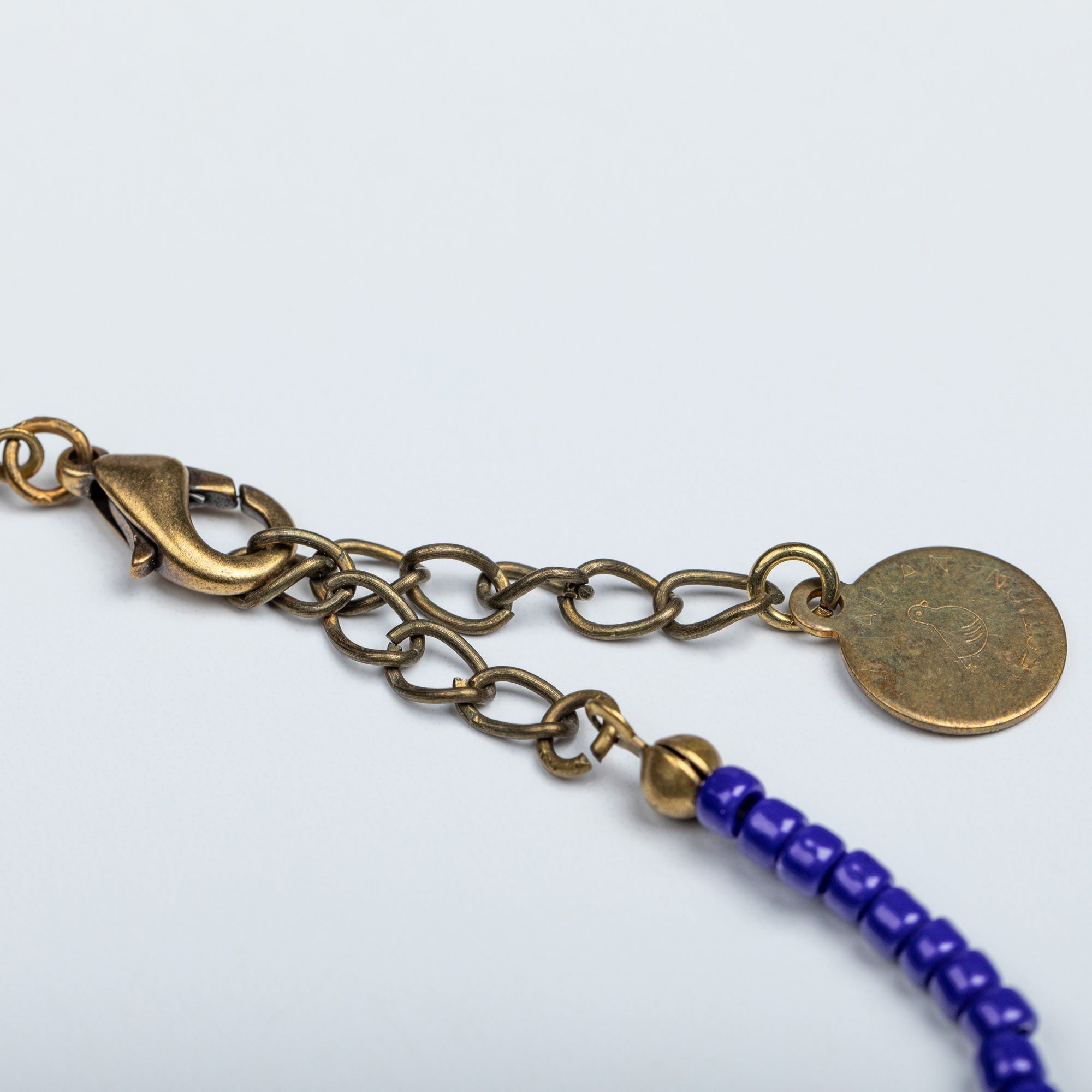 Iraqi Leaf Charm Beaded Necklace Necklaces - Fashion La Vie Bien Iraqi Leaf Charm Beaded Necklace