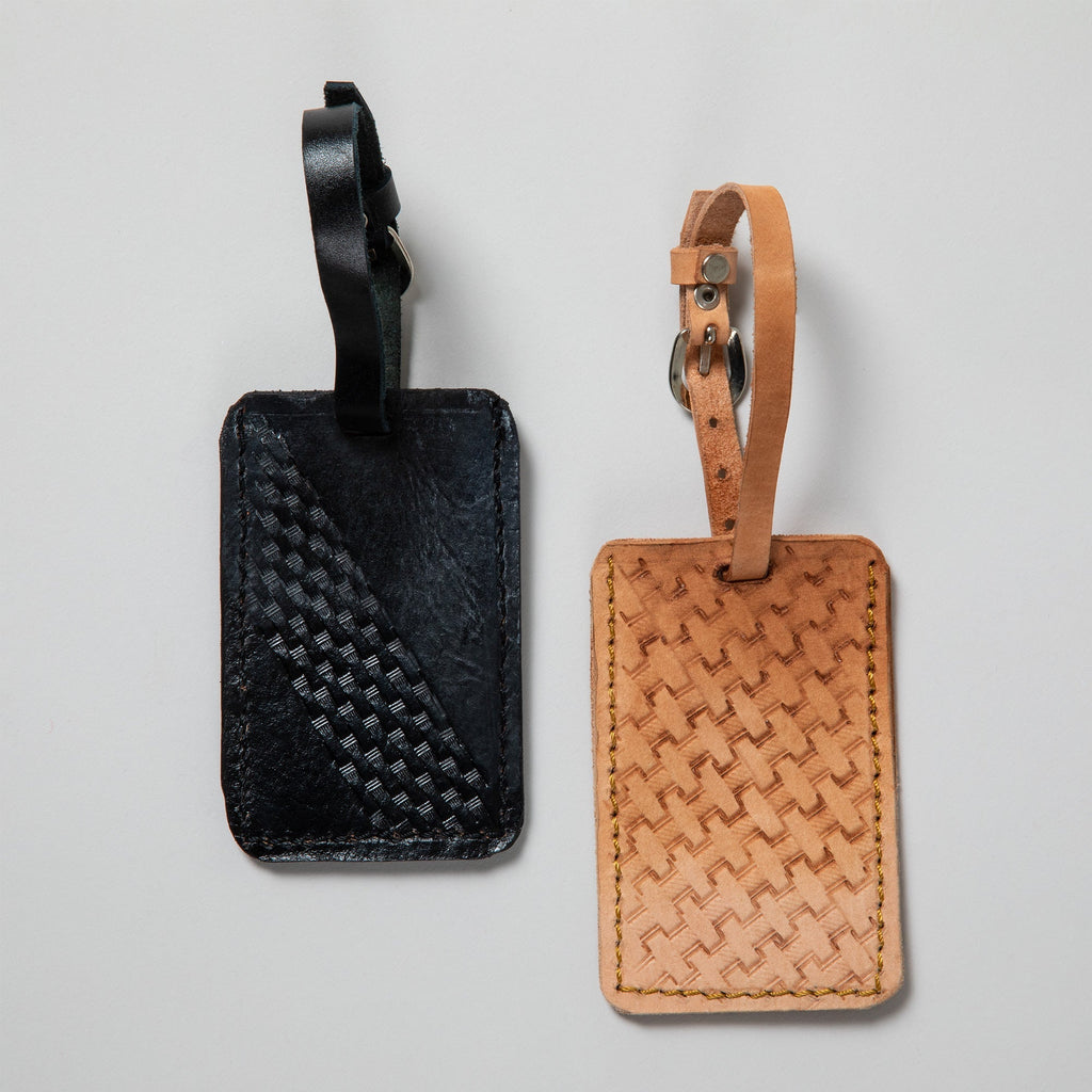 Iraqi Leather Luggage Tag Travel Related Bags La Vie Bien Iraqi Leather Luggage Tag
