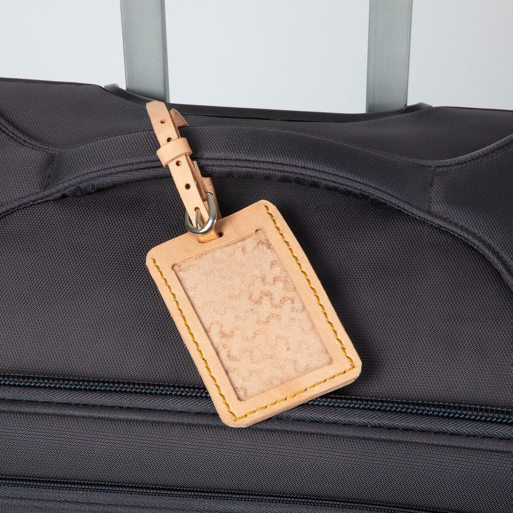 Iraqi Leather Luggage Tag Travel Related Bags La Vie Bien Iraqi Leather Luggage Tag