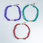 Iraqi Multi-Strand Beaded Necklace Necklaces - Fashion La Vie Bien Iraqi Multi-Strand Beaded Necklace