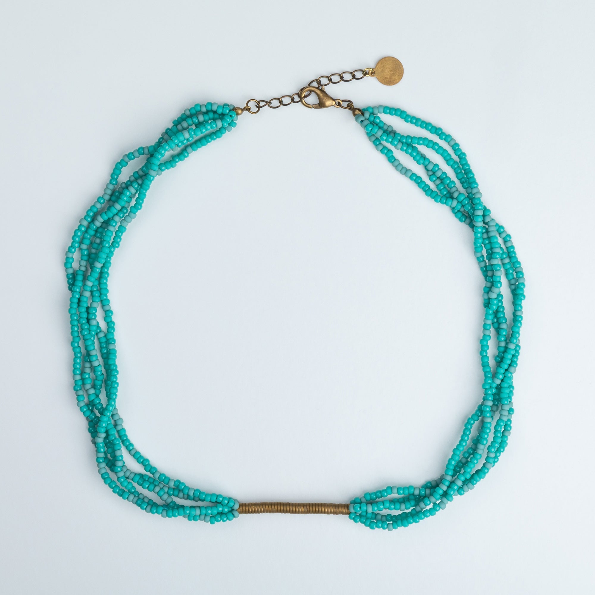 Iraqi Multi-Strand Beaded Necklace Necklaces - Fashion La Vie Bien Iraqi Multi-Strand Beaded Necklace