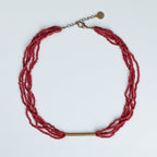 Iraqi Multi-Strand Beaded Necklace Necklaces - Fashion La Vie Bien Iraqi Multi-Strand Beaded Necklace