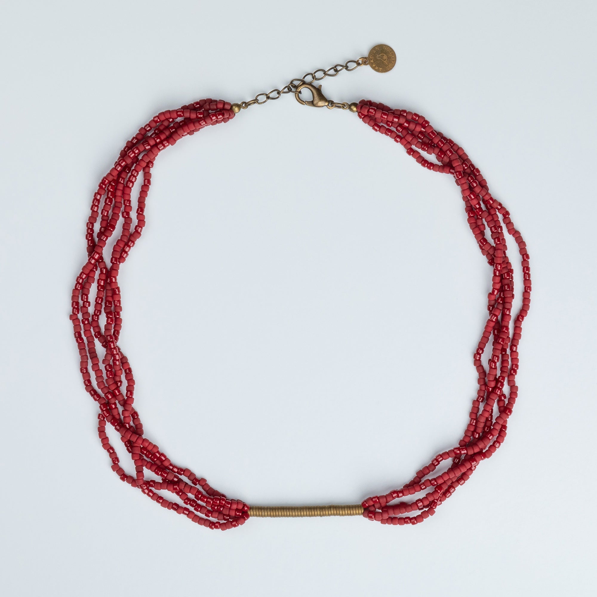 Iraqi Multi-Strand Beaded Necklace Necklaces - Fashion La Vie Bien Iraqi Multi-Strand Beaded Necklace