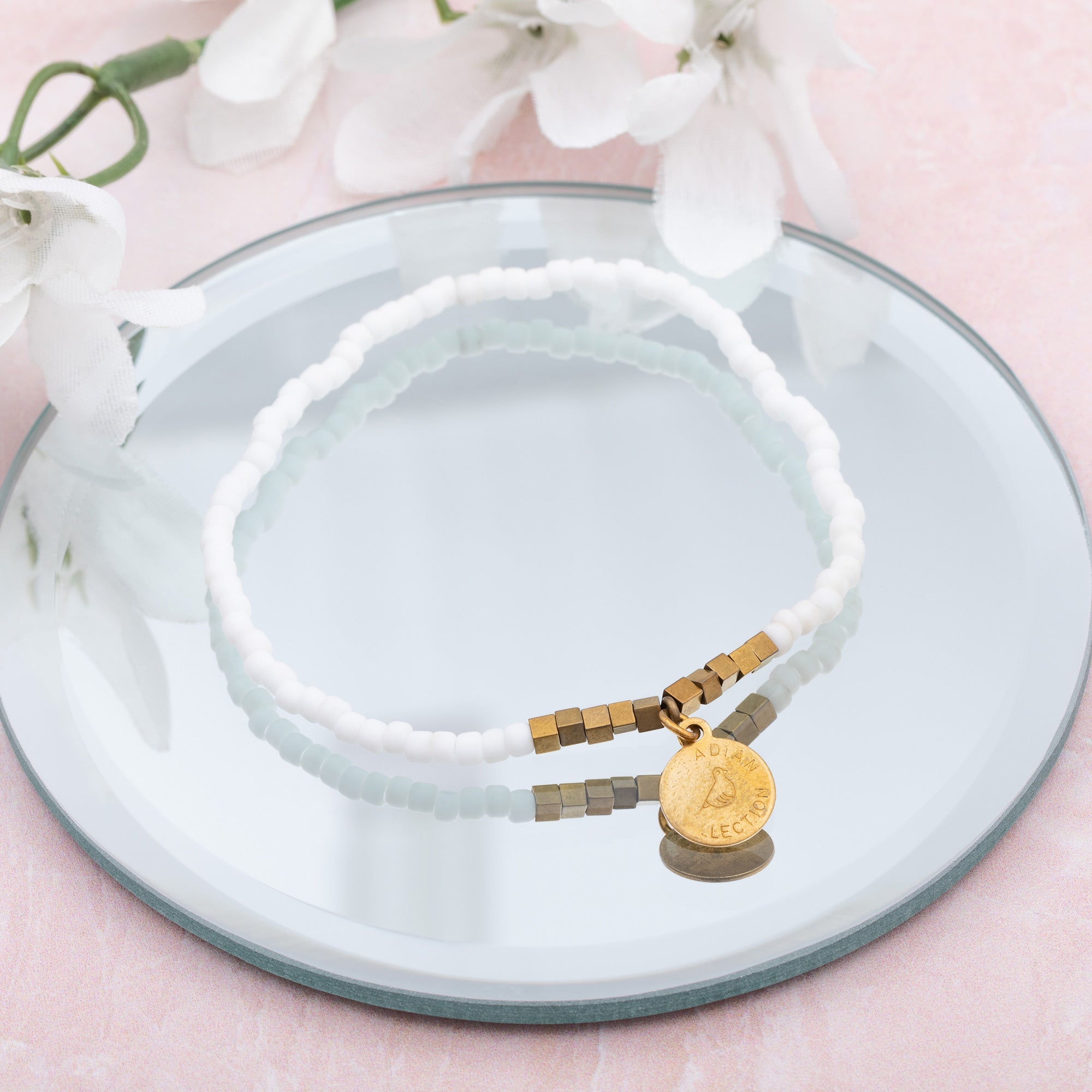 Iraqi Single Charm Beaded Bracelet Bracelets - Fashion La Vie Bien Iraqi Single Charm Beaded Bracelet
