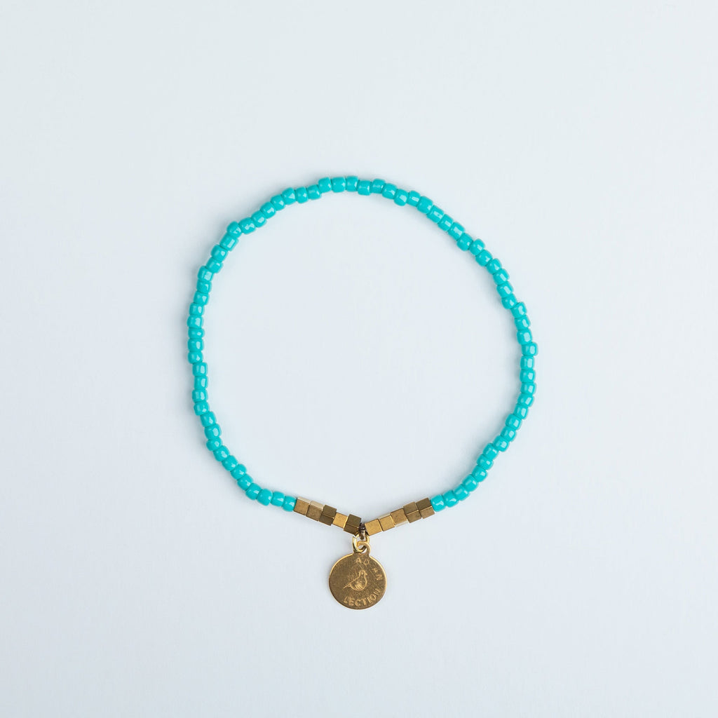 Iraqi Single Charm Beaded Bracelet Bracelets - Fashion La Vie Bien Iraqi Single Charm Beaded Bracelet