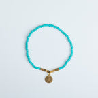 Iraqi Single Charm Beaded Bracelet Bracelets - Fashion La Vie Bien Iraqi Single Charm Beaded Bracelet