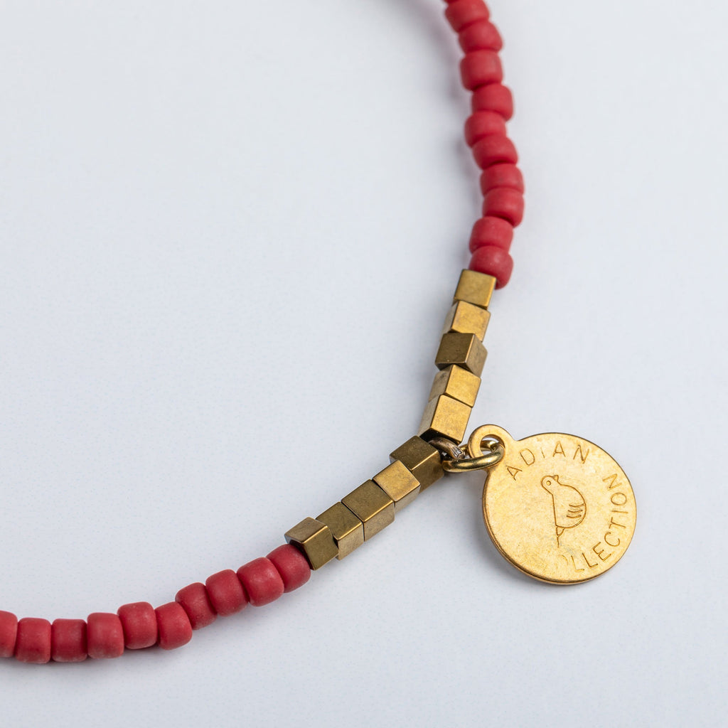 Iraqi Single Charm Beaded Bracelet Bracelets - Fashion La Vie Bien Iraqi Single Charm Beaded Bracelet